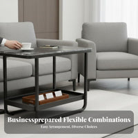 Sofa, Armchair and Coffee Table Combo Modern aesthetic Lounge Seating for Businesses