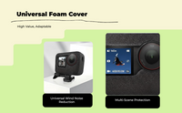 Osmo Action 5 Pro/4 windproof foam