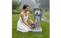 Praying Angel Statue Serene Angel Garden Statue Elegant for Gardeners