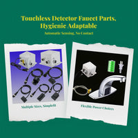 Touchless Automatic Detector Faucet Controller, Bathroom Sink Induction Valve, Hot & Cold Water Mixing, Replacement Part