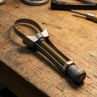 Threaded Screw Adjustable Oil Filter Wrench Knurled Knob Removal Tool Sturdy for Mechanics, Workshop