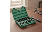 Hex Socket Wrench Tool Kit Manual Tool Kit with Case Rust-Resistant Hand Tools Sturdy for DIYers