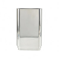 Rectangular Mirror Vase Silver Mirrored Vase Luxury Look
