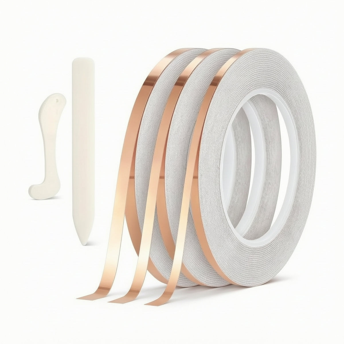 EMI Shielding Copper Foil Tape with Conductive Adhesive Flexible Copper Tape with Conductive Adhesive Grounding Solderable for Hobbyists