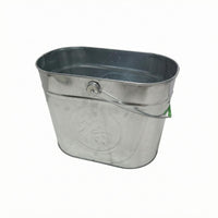 Metal Mop Pail Carry Handle Utility Container Professional Grade