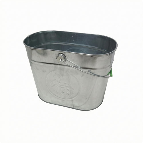 Metal Mop Pail Carry Handle Utility Container Professional Grade