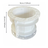 Photovoltaic Pier Mold Reusable Cylindrical Concrete Form Stackable Design