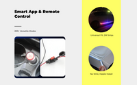 Waterproof RGB car LED strips, app control