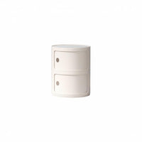 Round Stackable Cabinet Nordic Aesthetic Round Nightstand Stackable Storage Unit Multifunctional Stackable Storage Storage
