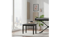 Upholstered Piano Bench Cushioned Keyboard Bench Sturdy Piano Stool Compact for Pianists