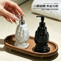 小众艺术佛手造型洗手液皂液瓶创意按压式卫生间浴室乳液瓶分装瓶