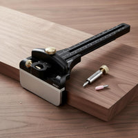 Right Angle Marking Ruler Precision Carpenter Square Engraved Measurements Adjustable Marking Gauge for Woodworkers, Carpenters