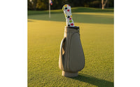 3 Pieces Driver Head Cover Multicolor Floral Golf Head Cover Textile Sports Gear