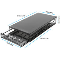 Coffee Tabletop Storage Rack with Dust Cover