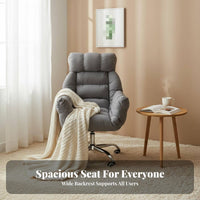 Upholstered Armchair with Footrest Reclining Rearrest Upholstered Recliner with Footrest Luxuriously Padded Paddinging Padded