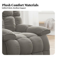 Reclining Design Upholstered rotating Armchair Multi-Functional Upholstered Armchair Small Space accommodating Single Sofmodern stylish for Apartment Dwellers, property owners, Students, Living Room, Bedroom, studying alcove, Office