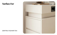 Rolling Island Table Space-Saving Rolling Kitchen trolley Mobile Design for Renters