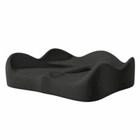 C Shaped Memory Foam Cushion Hollow Center Memory Foam Seat Cushion Two Layer Design Chair Pad