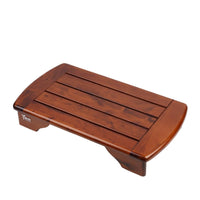 Small Accent Seat Non-Slip Low Slatted Bench Waterproof for Office Workers, Kids