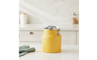 Sealed Storage Canister Stainless Steel Canister with Clasping Lid dampnessResistant Airtight Food Storage Container for Tea Lovers, Pet Owners