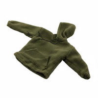 1:6 Scale Figure Hoodie Fleece-Like Pullover Hoodie Soft-Textured Surface Mini Sweatshirt Loose Fit