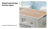Collapsible Sideentry Container Large Capacity for Dorm Room, Office, Students