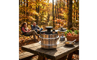Stainless Steel Mini Pressure Cooker Compact Small Pressure Cooker Space-Saving Pot Portable for Campers, Travelers, Camping, RV, Road Trips