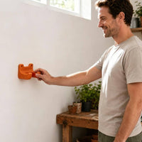 Wall-Mounted Garden Tool Holder Textured Surface Storage Rack Compact