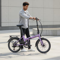 20 Inch Folding Power-Assisted Bike Long Range Folding Electric Bike Portable Transport Vehicle for Commuting, Travel