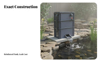 Fish Tank Water Distribution Box Waterfall Outlet Aquarium Trickle Strainer High-Efficiency Filtration Surface-Mounted Strainer Box for Outdoor