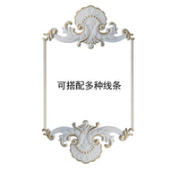 欧式家具移门柜门房门心背景墙雕刻塑料贴花吸塑花墙面装饰壁花