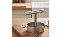 Hamburger Meat Press Easy to Clean Stainless Steel Burger Press Effort-Saving