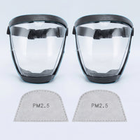 2 Pieces Face Shields Transparent Clear Guarding Protector Dustproof Eyewear for Craftspeople, Workshop, Carpentry