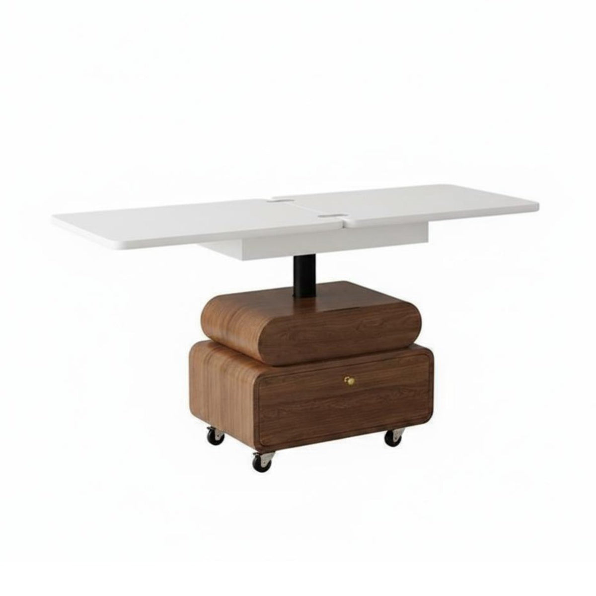 Raise-topTop Coffee Table Space-Saving Transformable Raise-topTop Dining Table Multi-Functional Height-Adjustable for Students