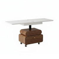 Raise-topTop Coffee Table Space-Saving Transformable Raise-topTop Dining Table Multi-Functional Height-Adjustable for Students