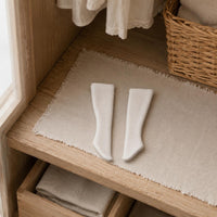 White Doll Socks Easy to Match Knitted Doll Socks Soft Material