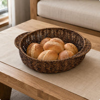 Rattan Basket Serving Bread Basket Multipurpose