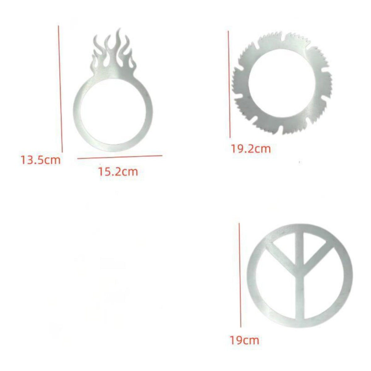 4 Pieces Bass Drum Hole Sticker Decorative Music Gear Lightweight for Drummers