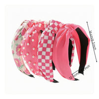 5 Pieces Padded Headband Floral Print Fabric Headband Giftable Set