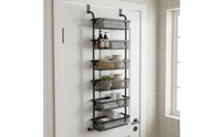 Door Hanging Basket Organizer No Drill over Door Basket Shelf Sturdy and Sturdy Organization for Shower Area