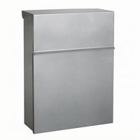 Wall-Mounted Mailbox Front Flap Metal Mailbox House Accessory Smooth Finish