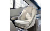 Pilot's Bucket Seat High-Back Helmsman Seat Extended-Use Comfort for Captains, Anglers, Yachts