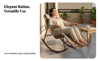 3 Pieces Modern Chinese Design 3 Piece Rattan Patio Set All-Weather Rattan Furniture Set Glass Tabletop Small Outdoor Table Chairs Long-Lasting Construction for Couples, Apartment Dwellers, Homeowners, Tea Time, Reading Nook, Garden, Backyard
