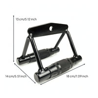 Knurled V-Shaped Handle Non-Slip V Bar Attachment Multi-Functional Row Handle Versatile for Home Gym