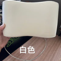 禅柔普拉提枕头PU皮革海绵枕易擦易消毒防水柔软S形保禅柔器械