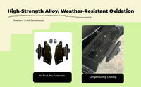 XMAX300 Motorcycle Spotlight Bracket, Matte Black Aluminum