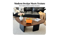 Irregular-Shaped Coffee Table Rustic Minimalism Artistic Household Furniture Minimalist and Aesthetic Statement Piece