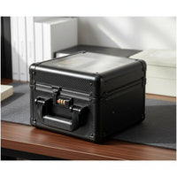 PSA BGS Card Storage Case Carbon Fiber Look Double Layer Card Box Large Capacity