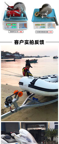 船艇拖车绞盘架 出口热销款 新款船架可升降绞盘架总成