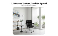 Upholstered Rolling Armchair Wheeled Base Tufted Rolling Armchair for Designers